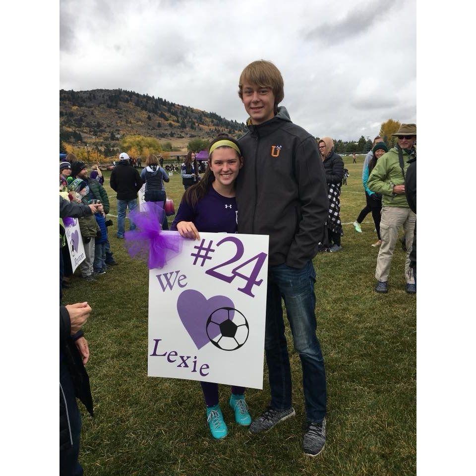 Lexie's soccer senior night.