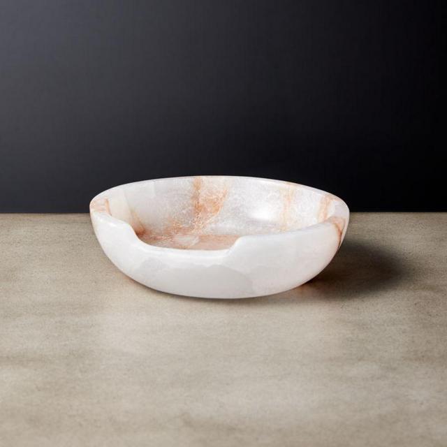 Cradle Alabaster Spoon Rest