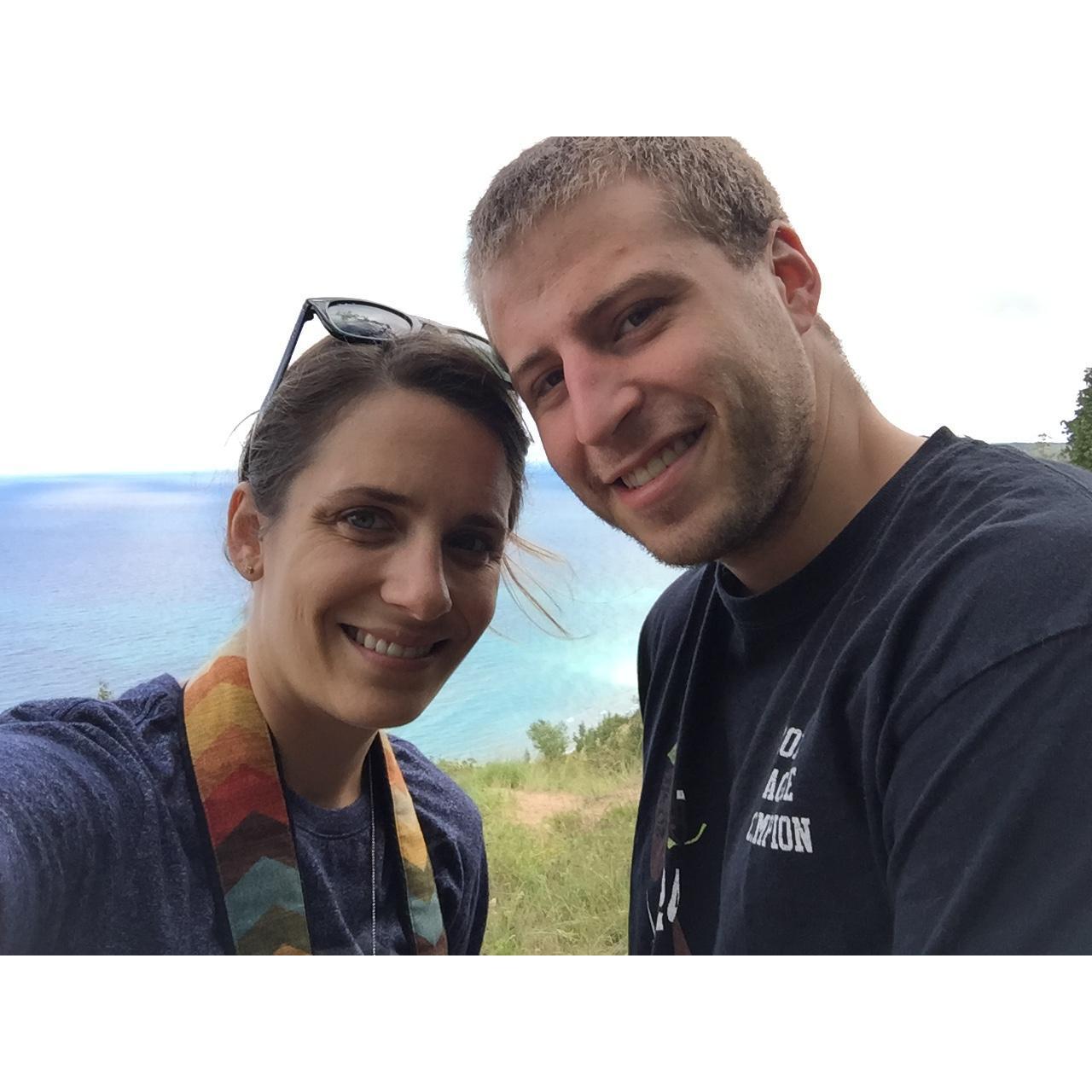 Sleeping Bear Dunes in northern Michigan, 2016