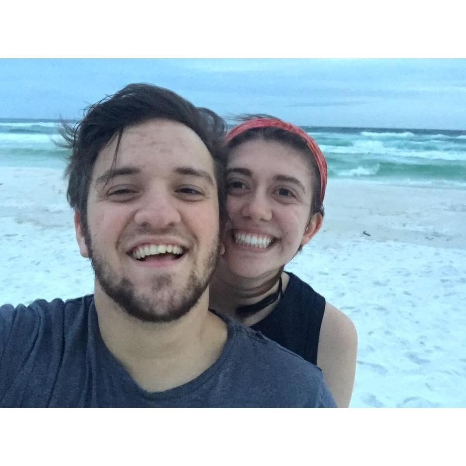 Gabe + Tiff in Destin right after College Graduation in 2017