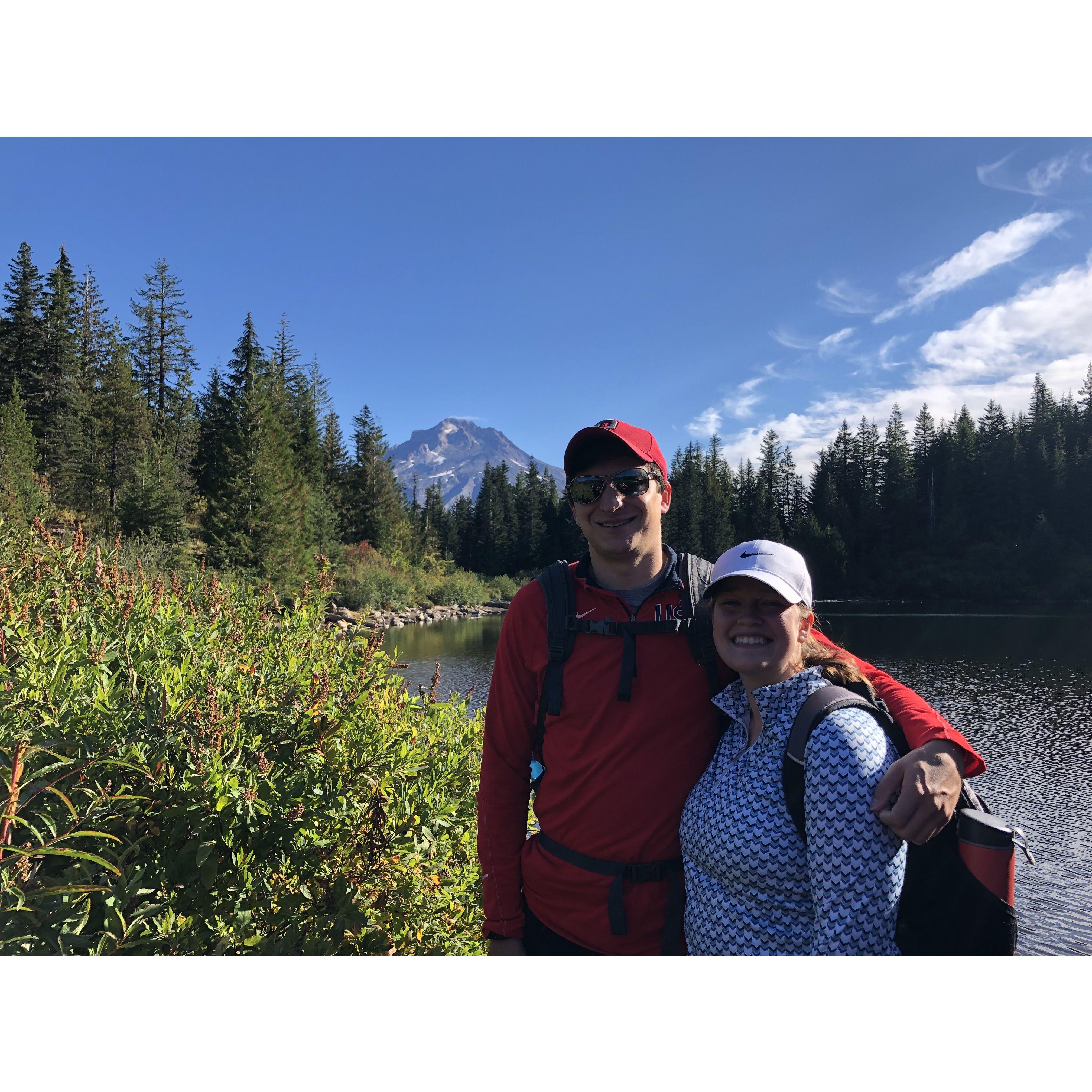 September 2021 | Hiking in Portland, Oregon ft. Mount Hood. We hiked 13.6 miles round trip to the top of Tom, Dick, & Harry Mountain.