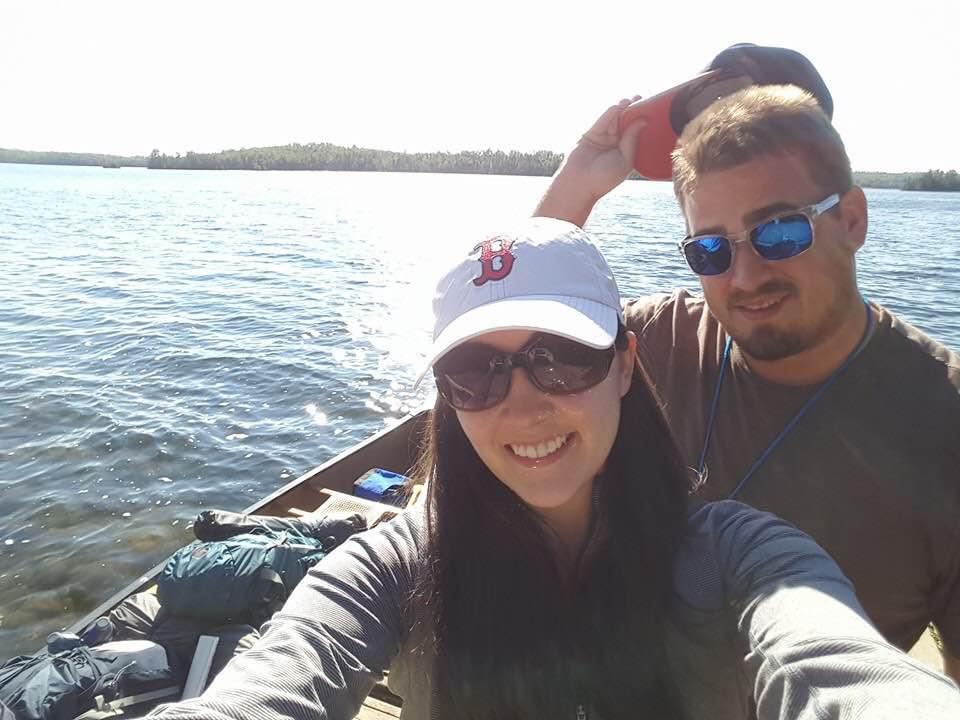 One of our favorite adventures together: Canoe camping trip in the Boundary Waters