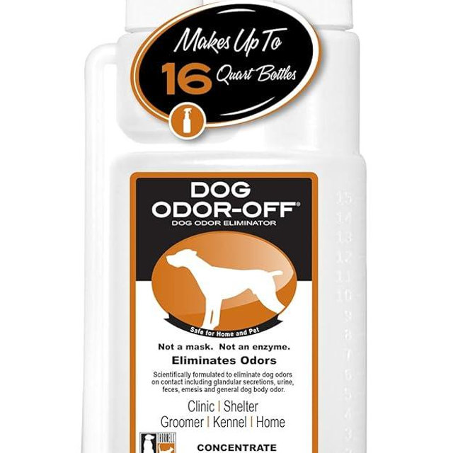 Thornell Dog Odor-Off Concentrate, Pet Smell Odor Eliminator for Dog Urine, Feces Odors, Pet Odor Eliminator Concentrate, Pet Urine Odor (16 oz)