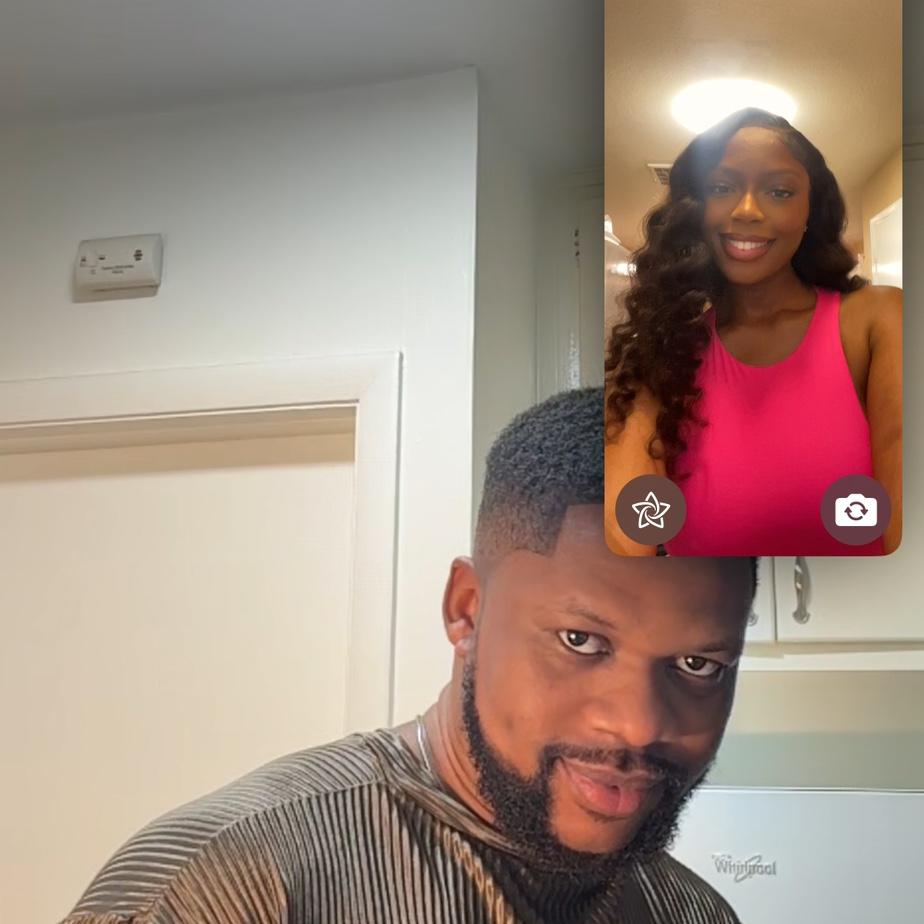 First virtual dinner date