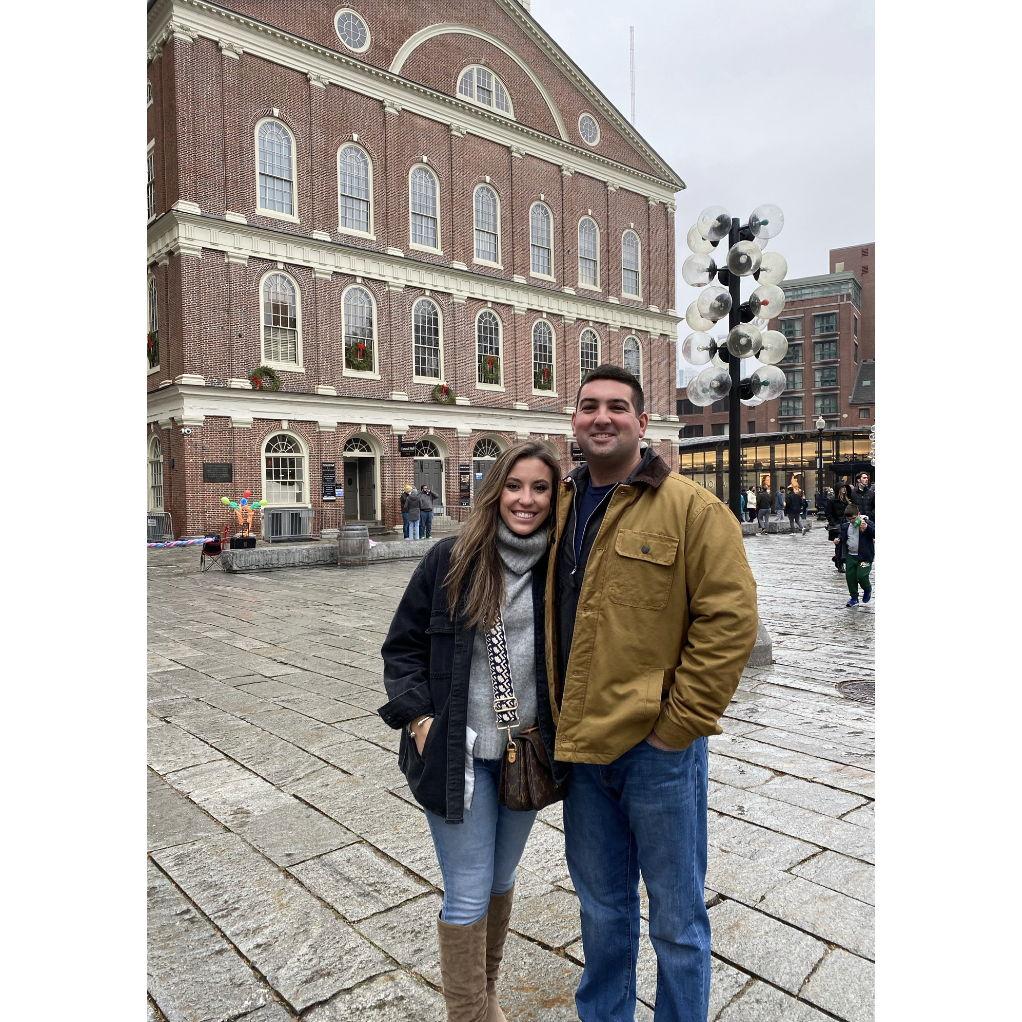 Our first trip to Boston together for New Years Eve - December 2021