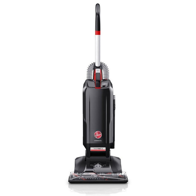 Hoover Commercial Bagged Task Vac Upright Vacuum, Black, CH54100V