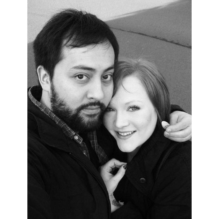Our first photo as a couple!
