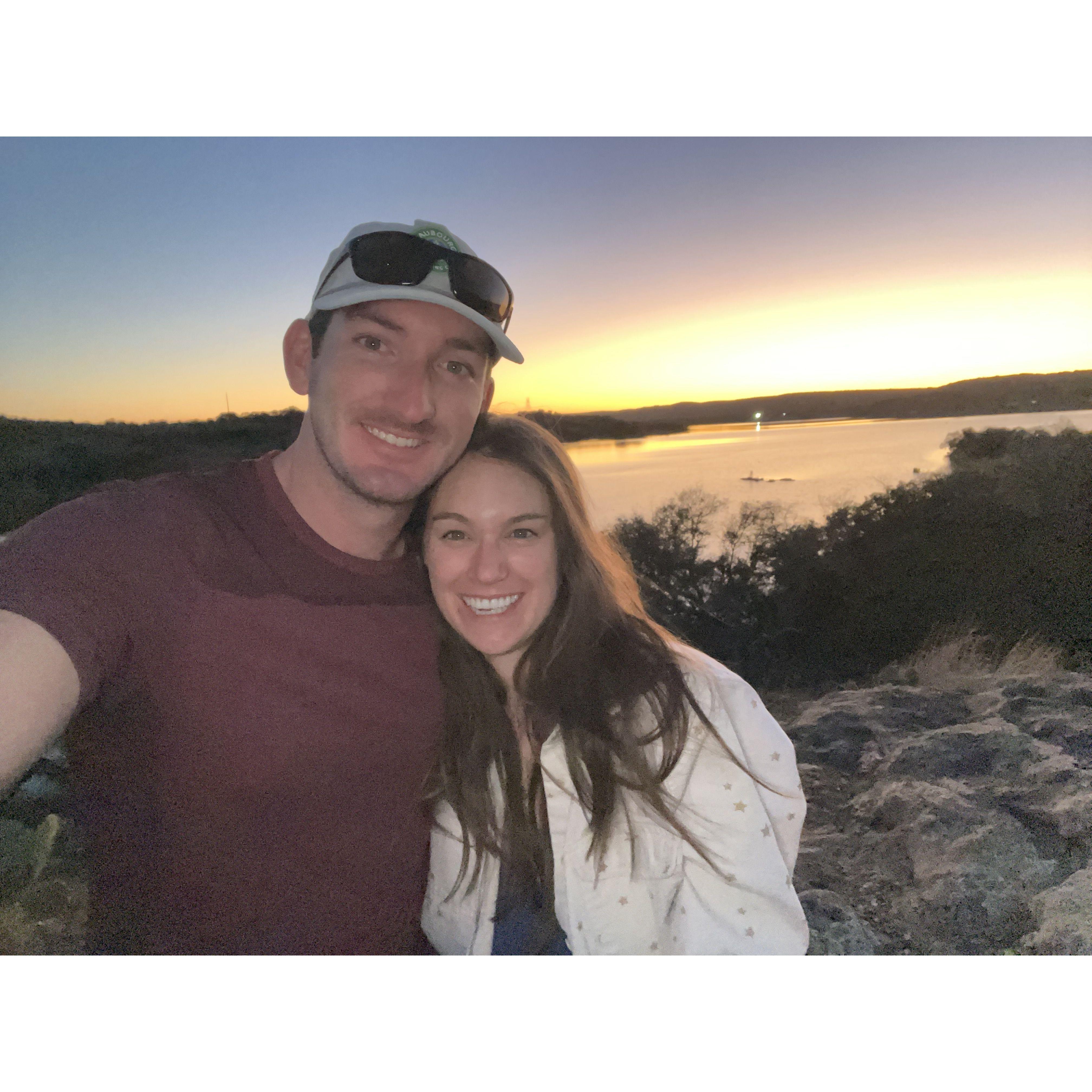 One of our many camping trips to Texas hill country.