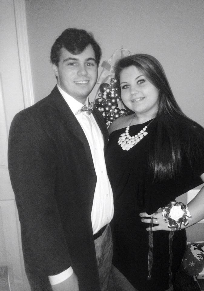High school winter formal Sophomore year