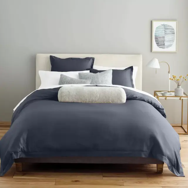 Nestwell™ Pure Earth™ Organic Cotton 3-Piece Full/Queen Duvet Cover Set in Dark Stone
