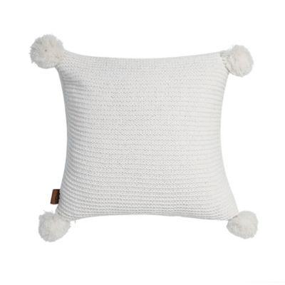 UGG® Cameron Square Throw Pillow in Snow