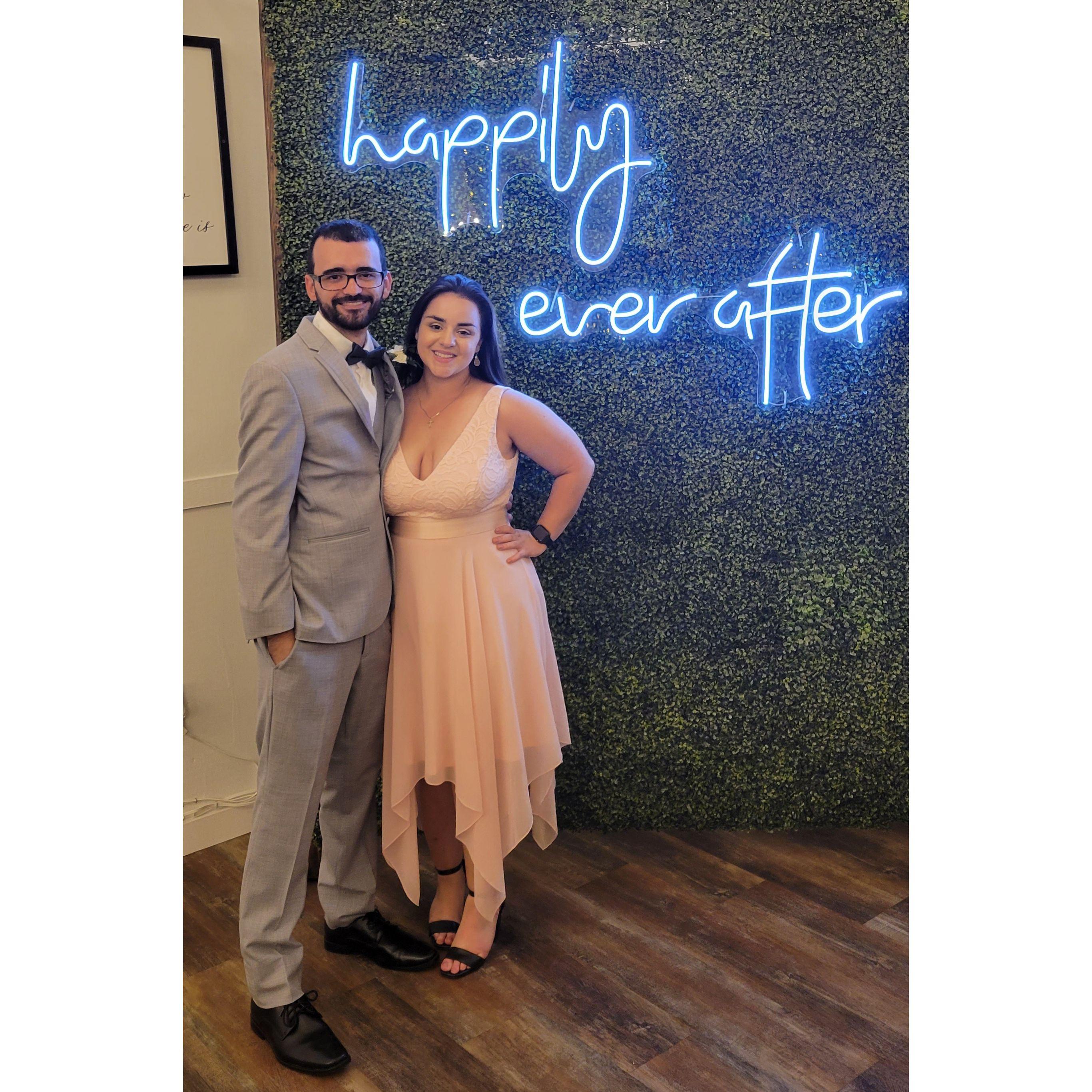 Attending Armani's wedding.