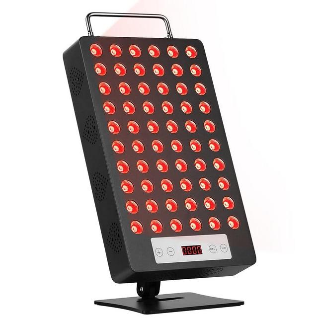 Red Light Therapy Device, Red 660nm & Near Infrared 850nm Infrared Light Therapy for Body, Light Therapy Panels with Adjustable Stand, 60pcs Dual Chips LEDs for Recovery and Skin Health.