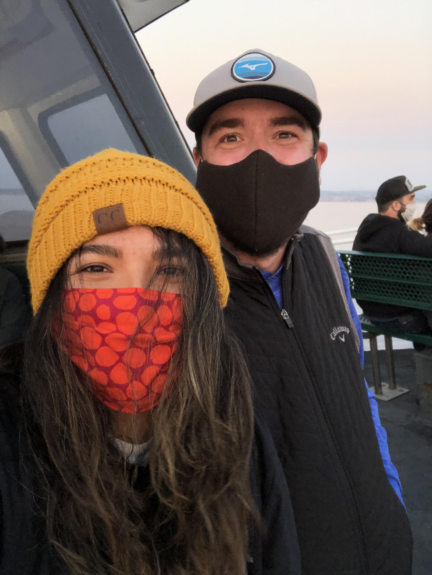 How long have you called Monterey home?
Leslie: 29 years
Chris: 8 years
Whale watching trips?
Leslie: Lots
Chris: 1