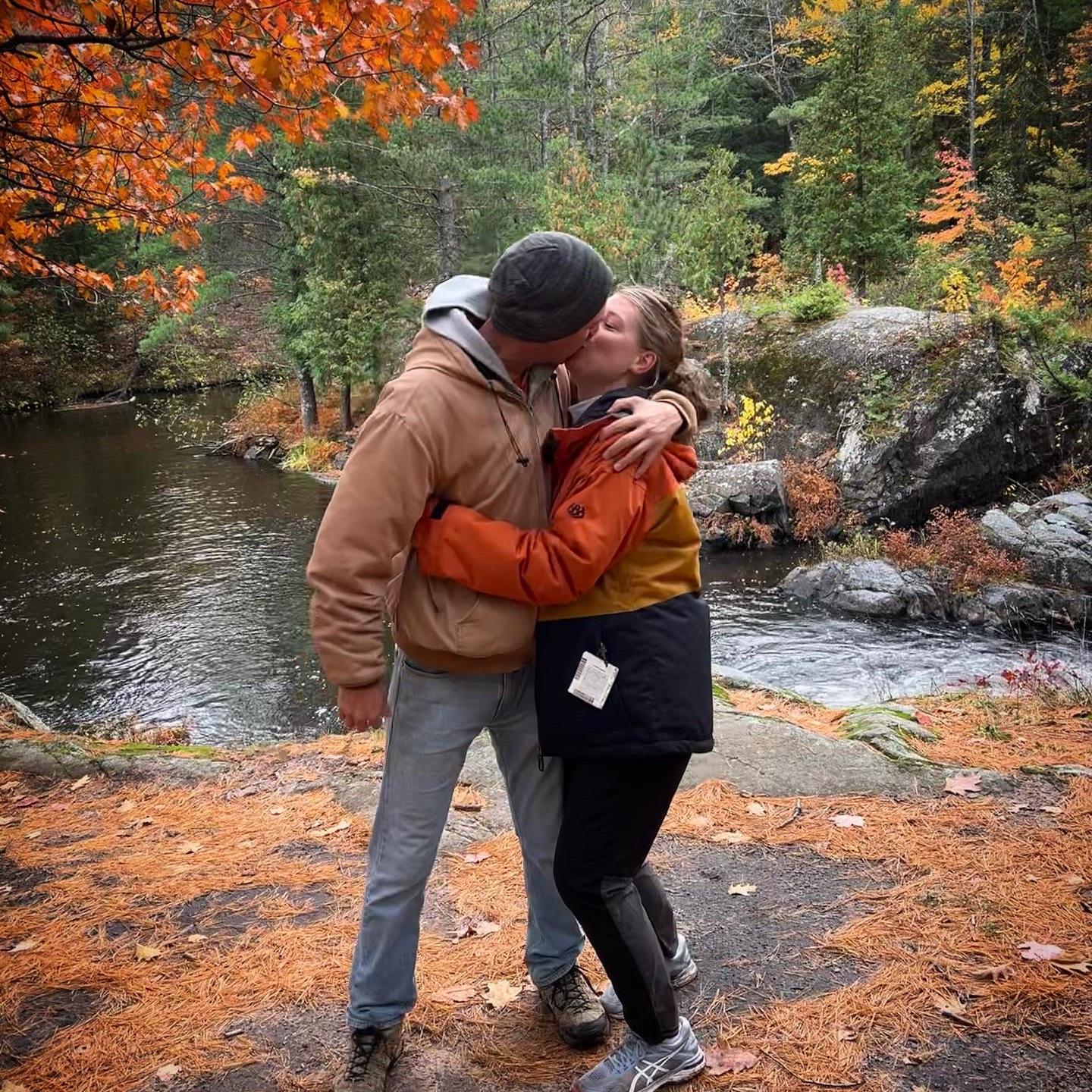 Lockin’ lips in Marquette MI in the fall