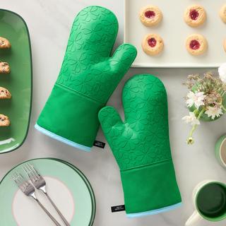 Spade Flower Oven Mitt, Set of 2