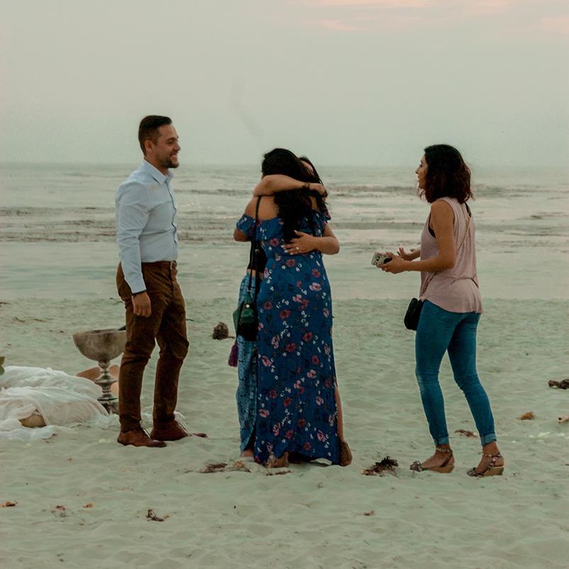 Apart from our immediate family, there's no one else I would've wanted there except for these two