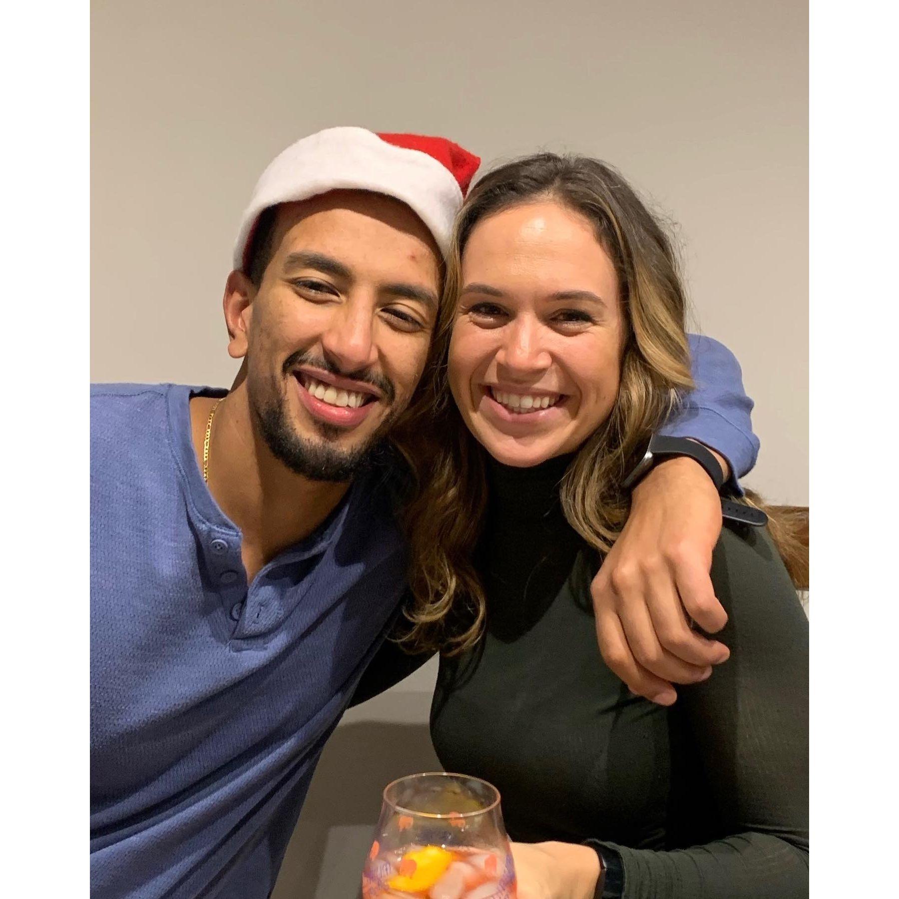 During the holidays in 2021.