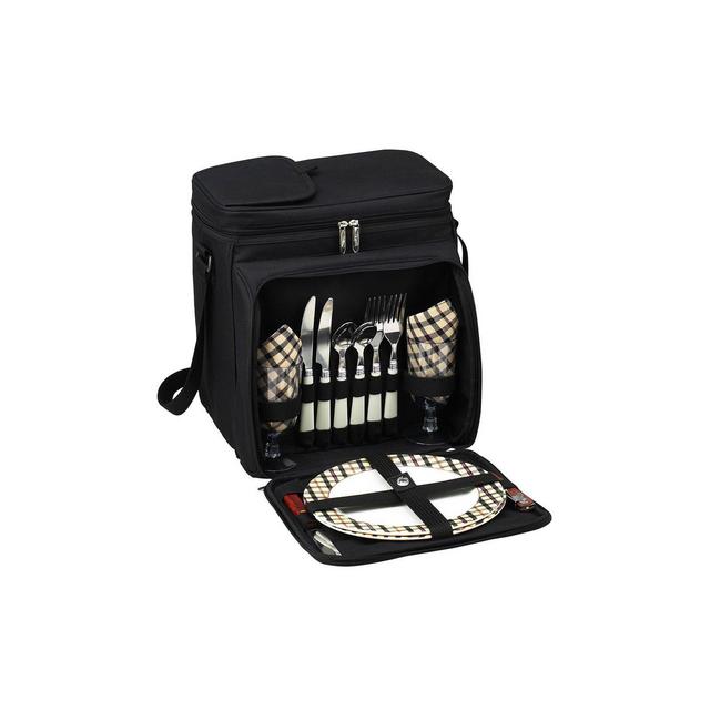 Picnic at Ascot Soft Sided Cooler with Two Person Picnic Set