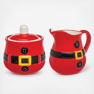 Santa Belly Sugar & Cream Set