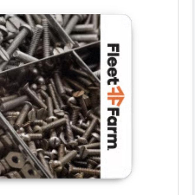 Fleet Farm Physical Gift Card