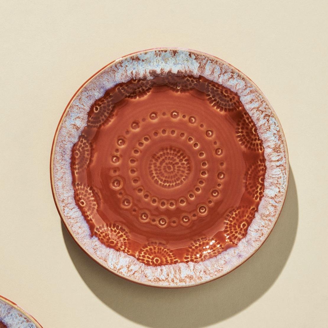 Anthropology - Old Havana Bread Plates, Set of 4