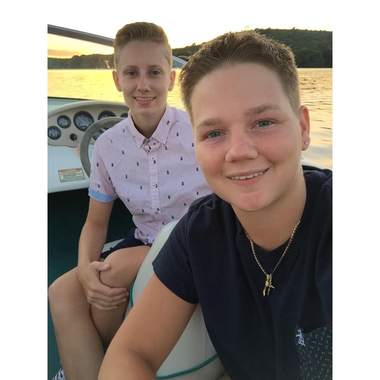 Sunset cruise. Rogers Lake, Old Lyme, CT