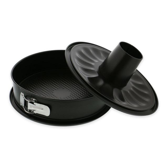 Ballarini La Patisserie 11-Inch Round Springform Pan with 2 Bases in Black