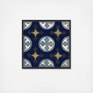 World Indigo III Tiles Trivet