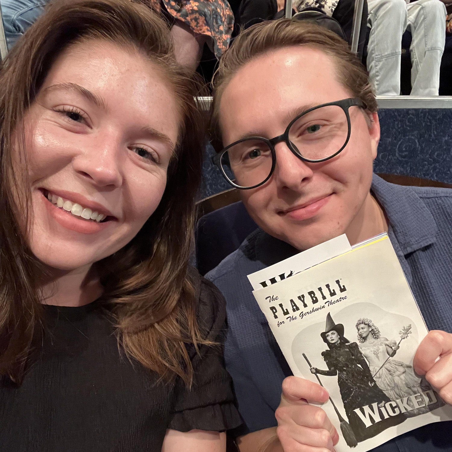 Alex's first time seeing a musical! Wicked on Broadway