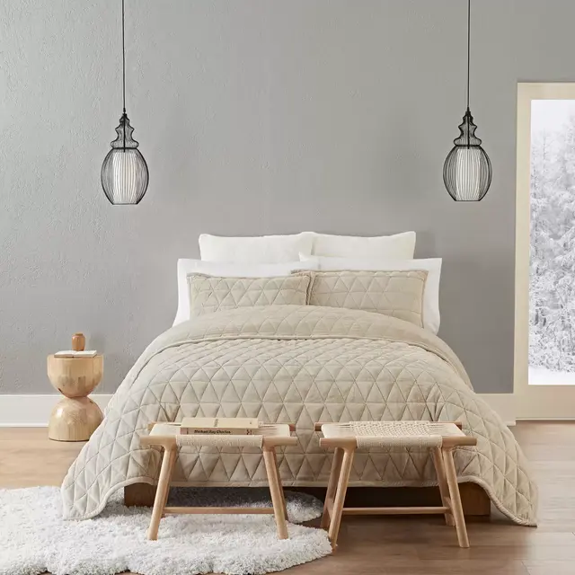 UGG® Coco 3-Piece Full/Queen Quilt Set in Shoreline
