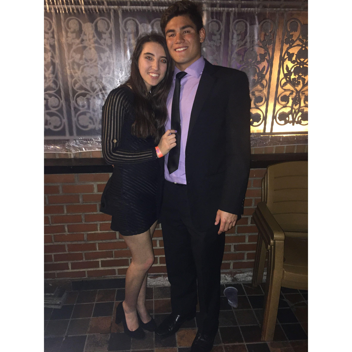 Our first formal event together - Mike's Swim & Dive Formal 2017.