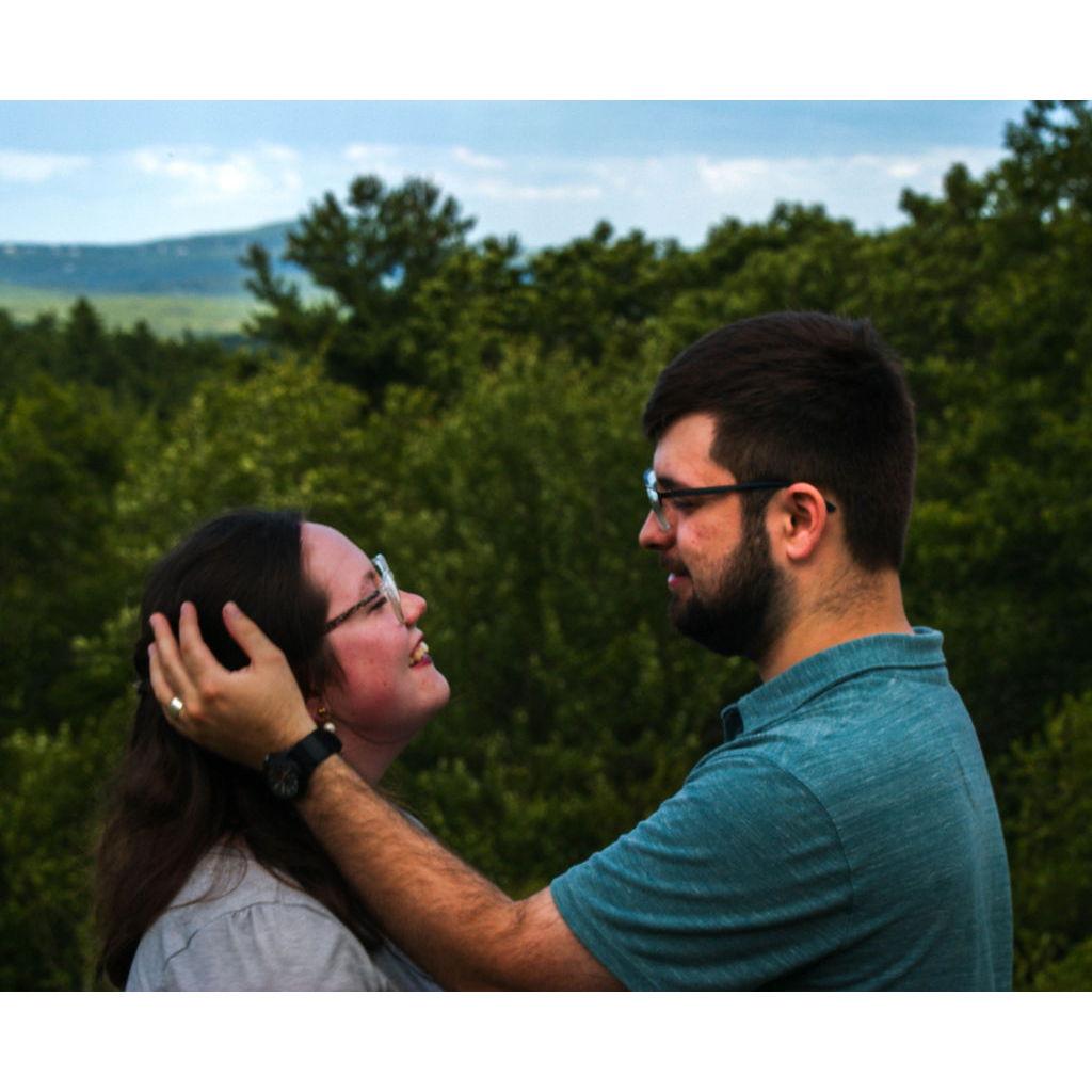 Engagement shoot on Crotched Mountain (Cooper Redmond/Antrim Photography)
