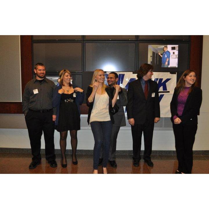 2011: Our Hawk TV Station Manager photo and the first photo of Dan and I together!
