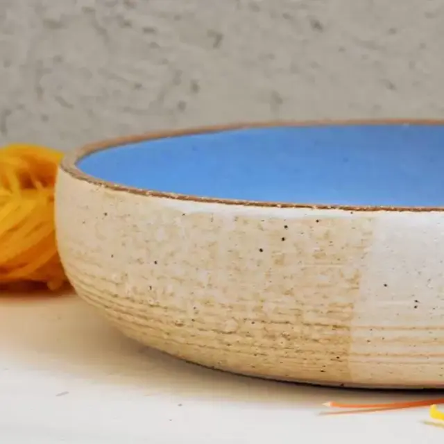 Etsy - Ceramic Pottery Bowl, Blue