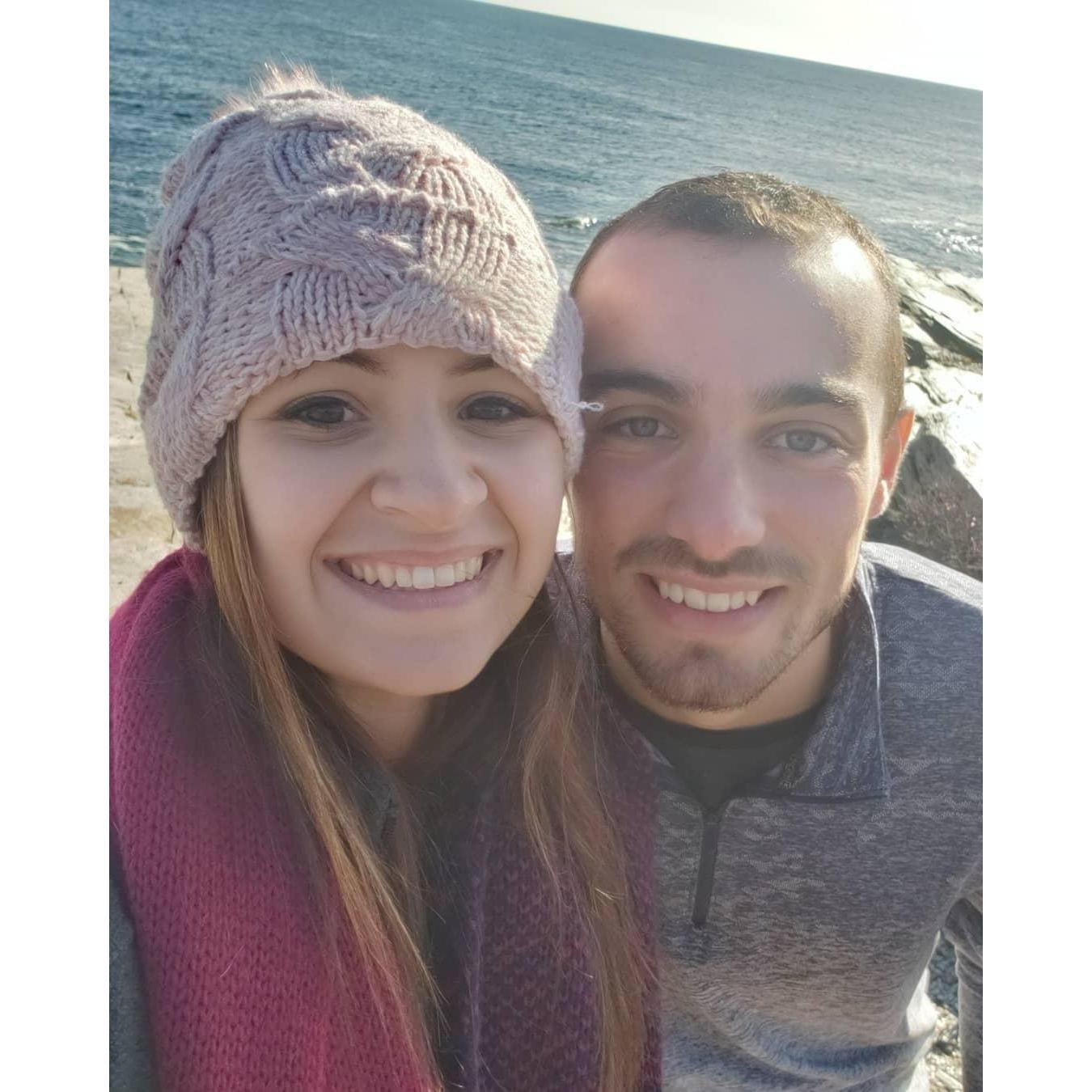 Winter hike at Beavertail in Jamestown!