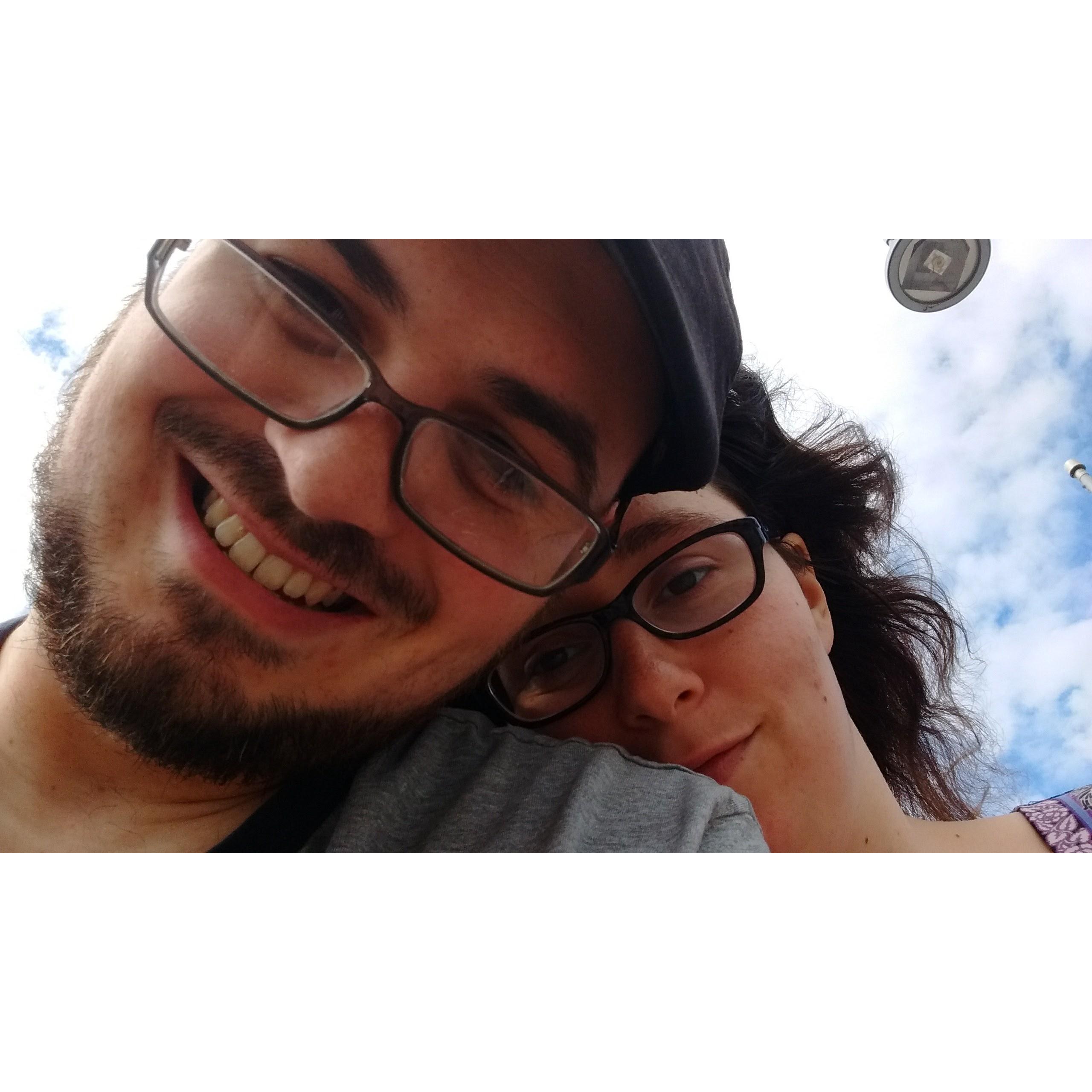 A selfie at Waterfront Park 2016