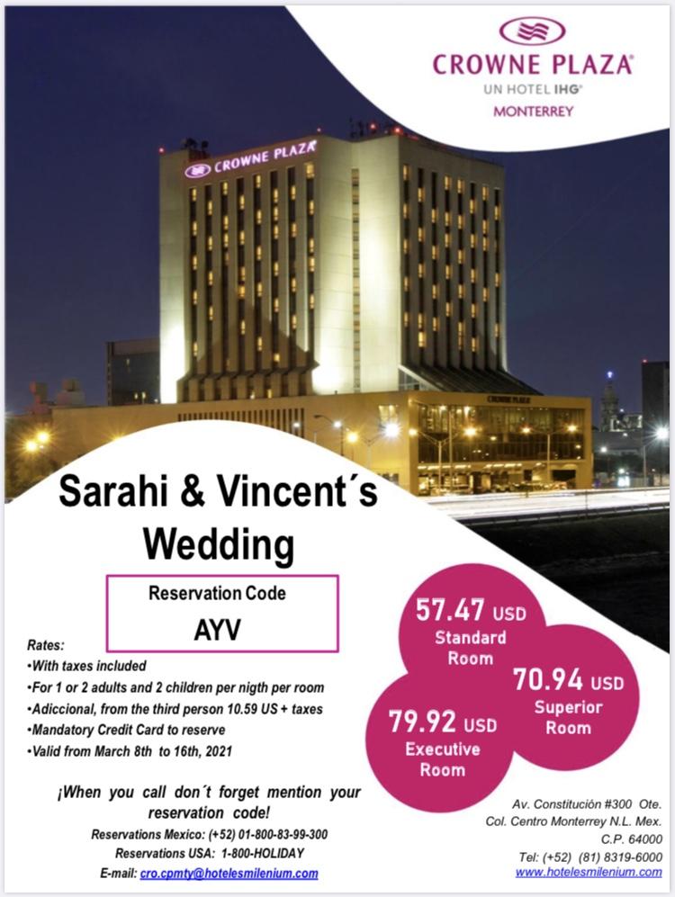The Wedding Website of Azeneth Sarahi and Vincent Pagliuco