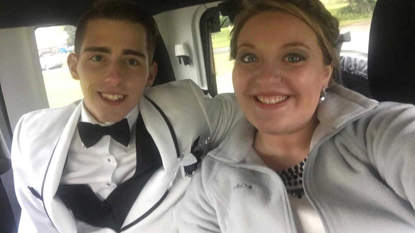 Brendon’s senior prom!