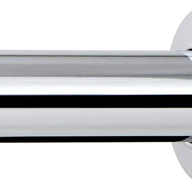 Ivilon Tension Curtain Rod - Spring Tension Rod for Windows or Shower, 36 to 54 Inch. Chrome