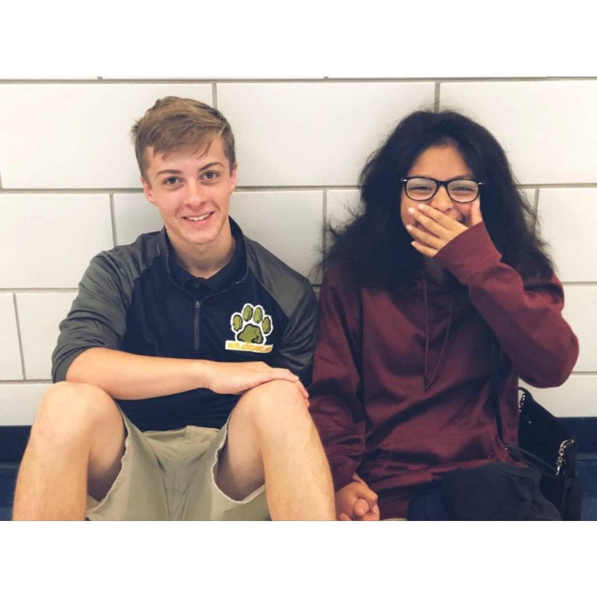 Our first photo together <3