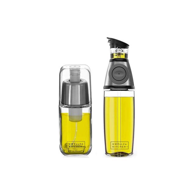 Dwellza Kitchen Olive Oil Dispenser For Kitchen & Olive Oil Sprayer With Measurements For Cooking