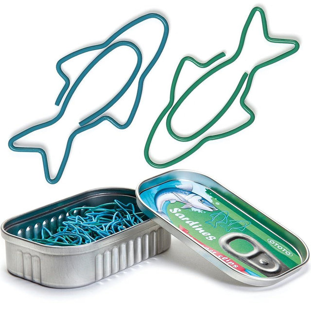 OTOTO 30 Pcs Cute Paper Clips - Small Gifts for Coworkers, School Supplies, Unique Office Supplies, Clips, Funny Gifts, Clip Holder