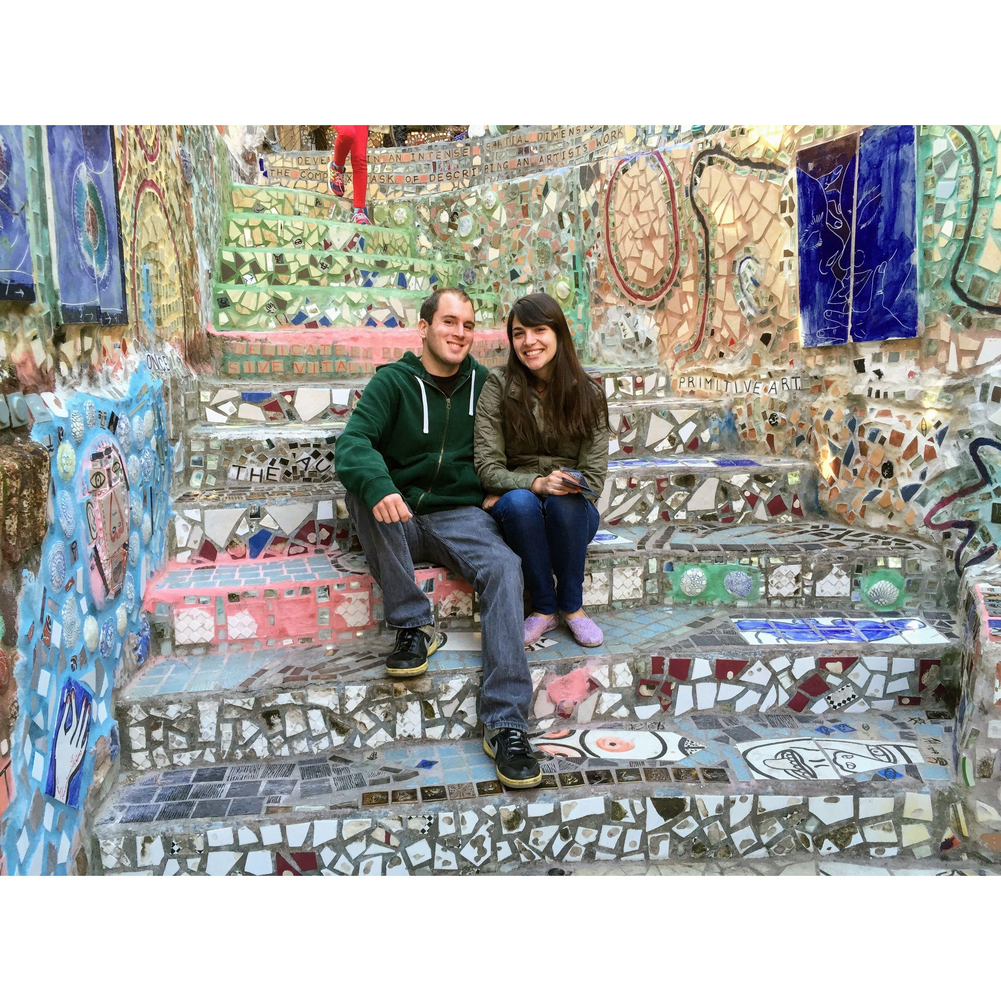 Visiting the Magic Gardens in Philly