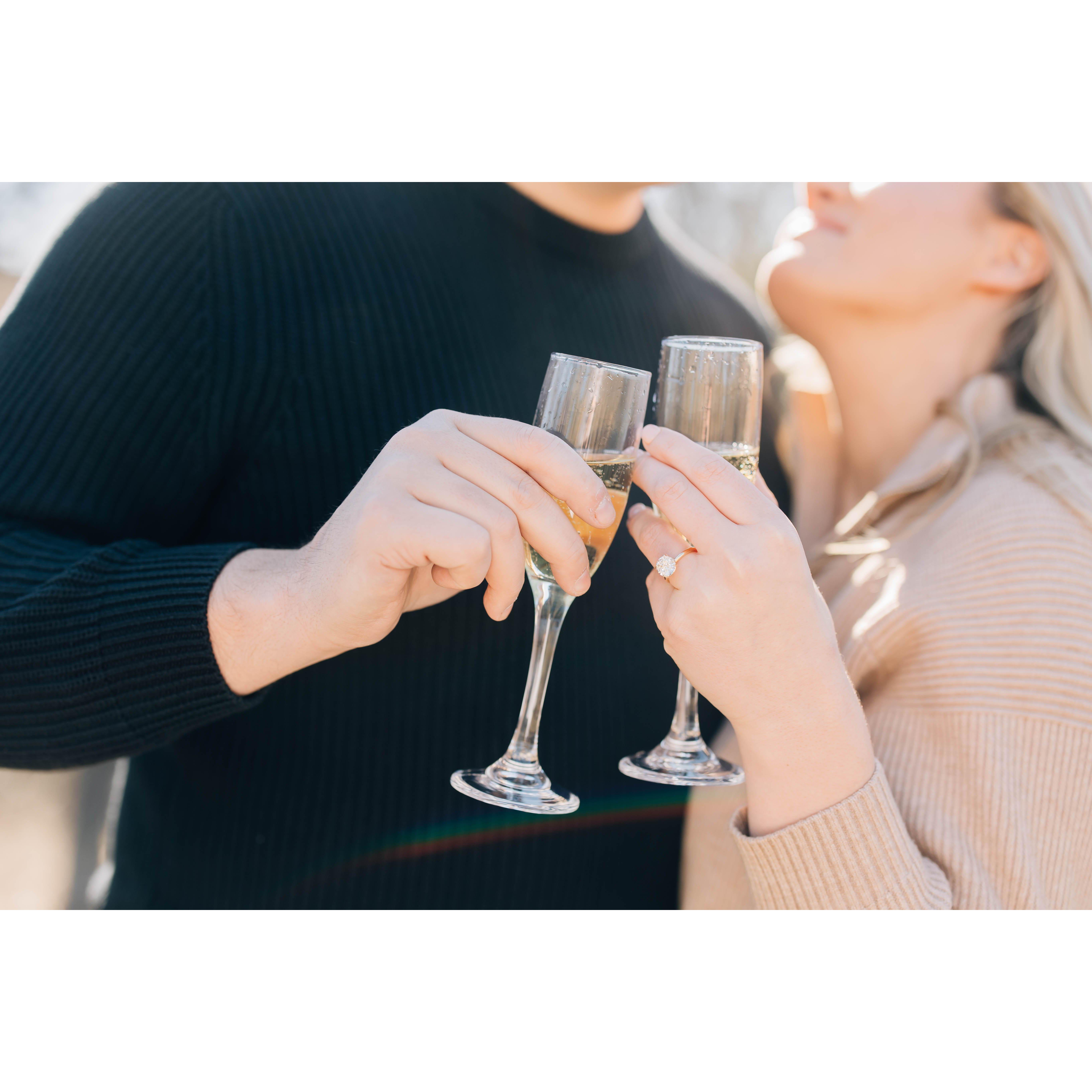 Cheers to forever.