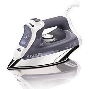 Rowenta DW8080 Pro Master 1700-Watt  Micro Steam Iron Stainless Steel Soleplate with Auto-Off, 400-Hole, Blue