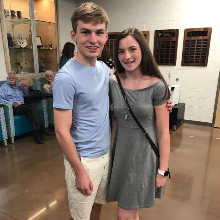 Garrett and Tamara at Olivia Magenbauer's Governer School Graduation (2019)