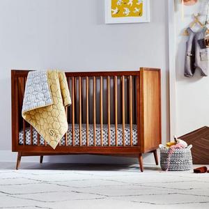 Mid-Century Convertible Crib - Acorn