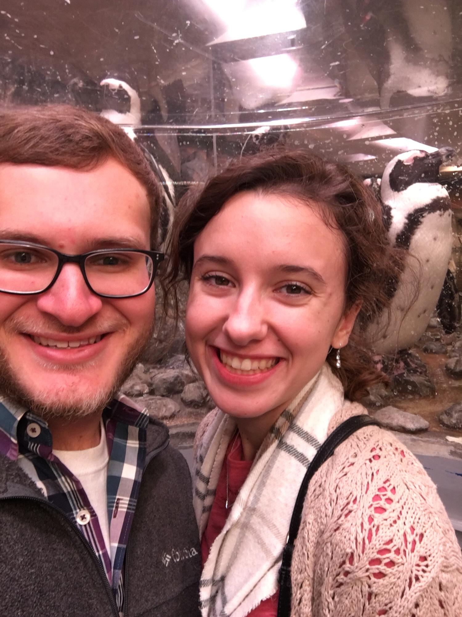 Surprise birthday trip to the Georgia aquarium