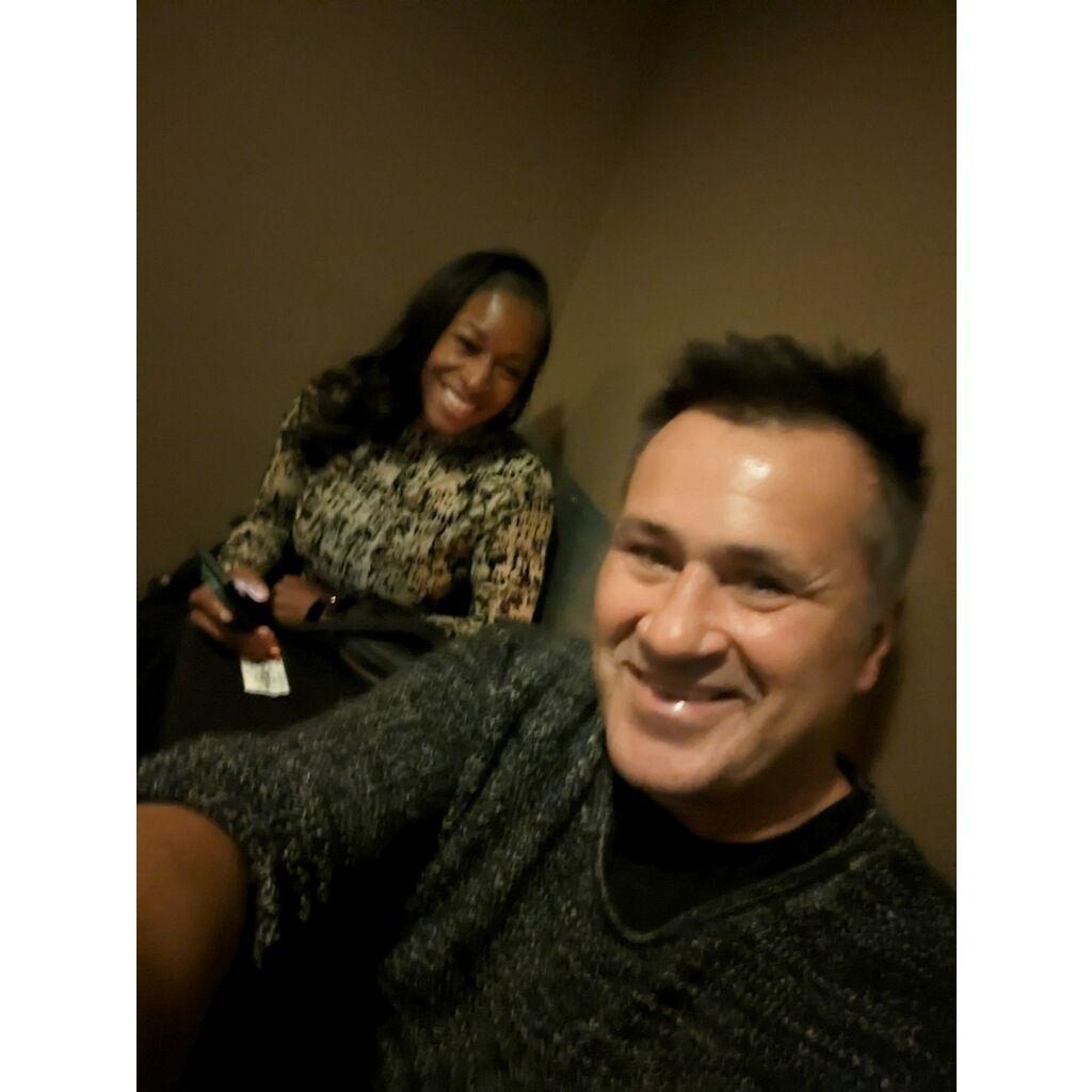 One of many date nights.  This one was at the Comedy Club.